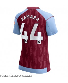 Günstige Aston Villa Boubacar Kamara #44 Heimtrikot Damen 2023-24 Kurzarm